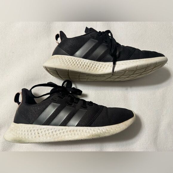 Adidas Puremotion Size 7 1/2  Black - Picture 1 of 8